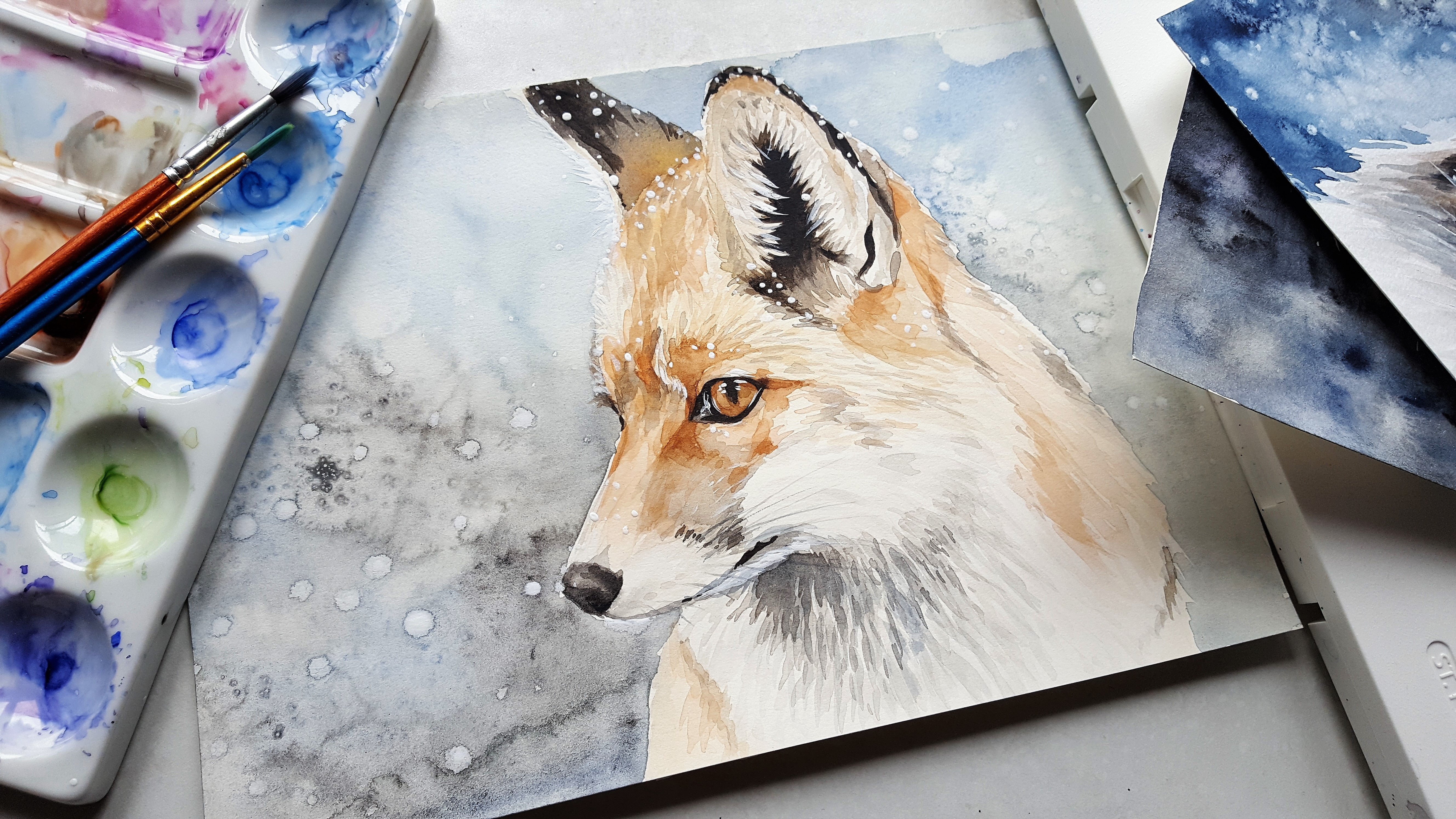 Fox Painting