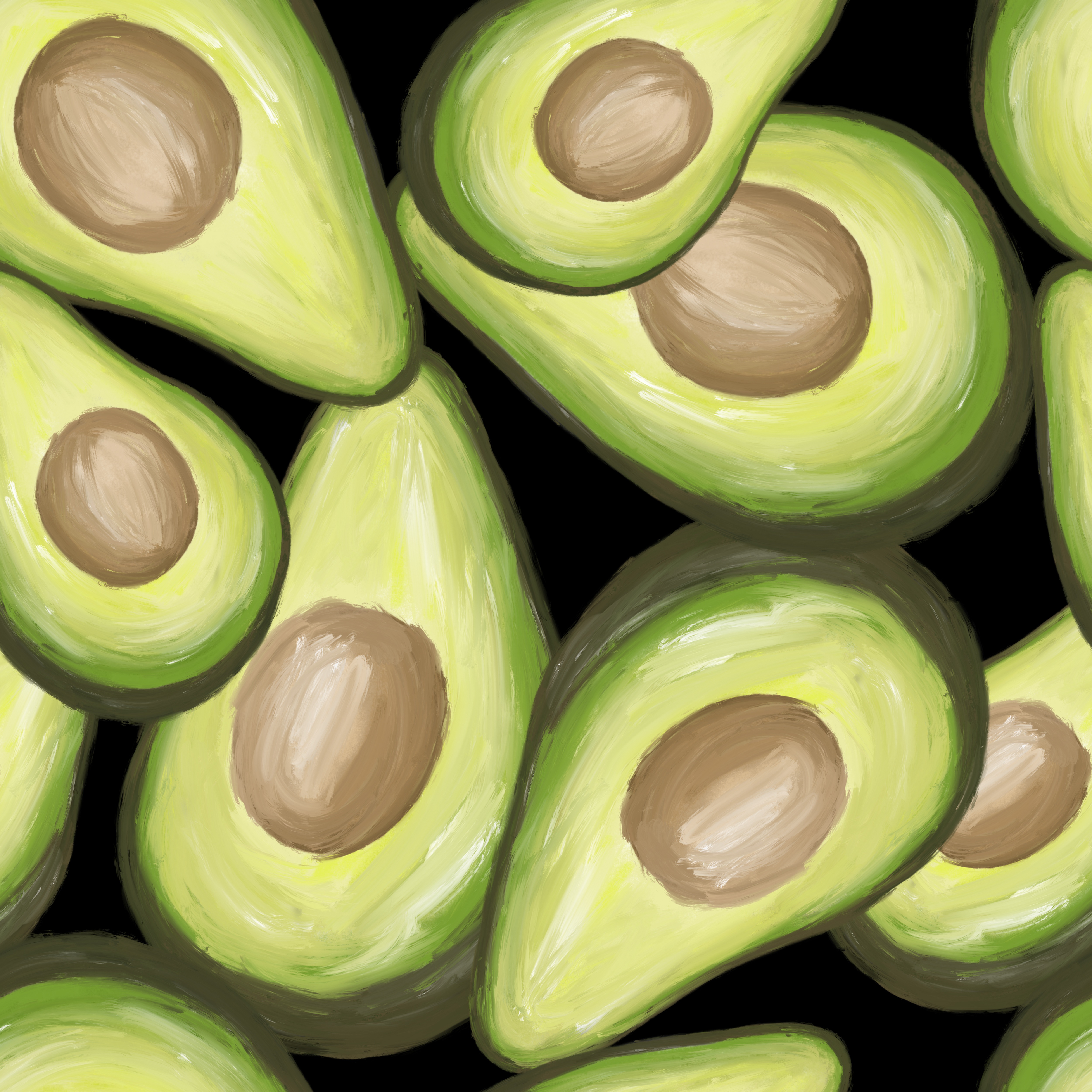 Avocado Painting